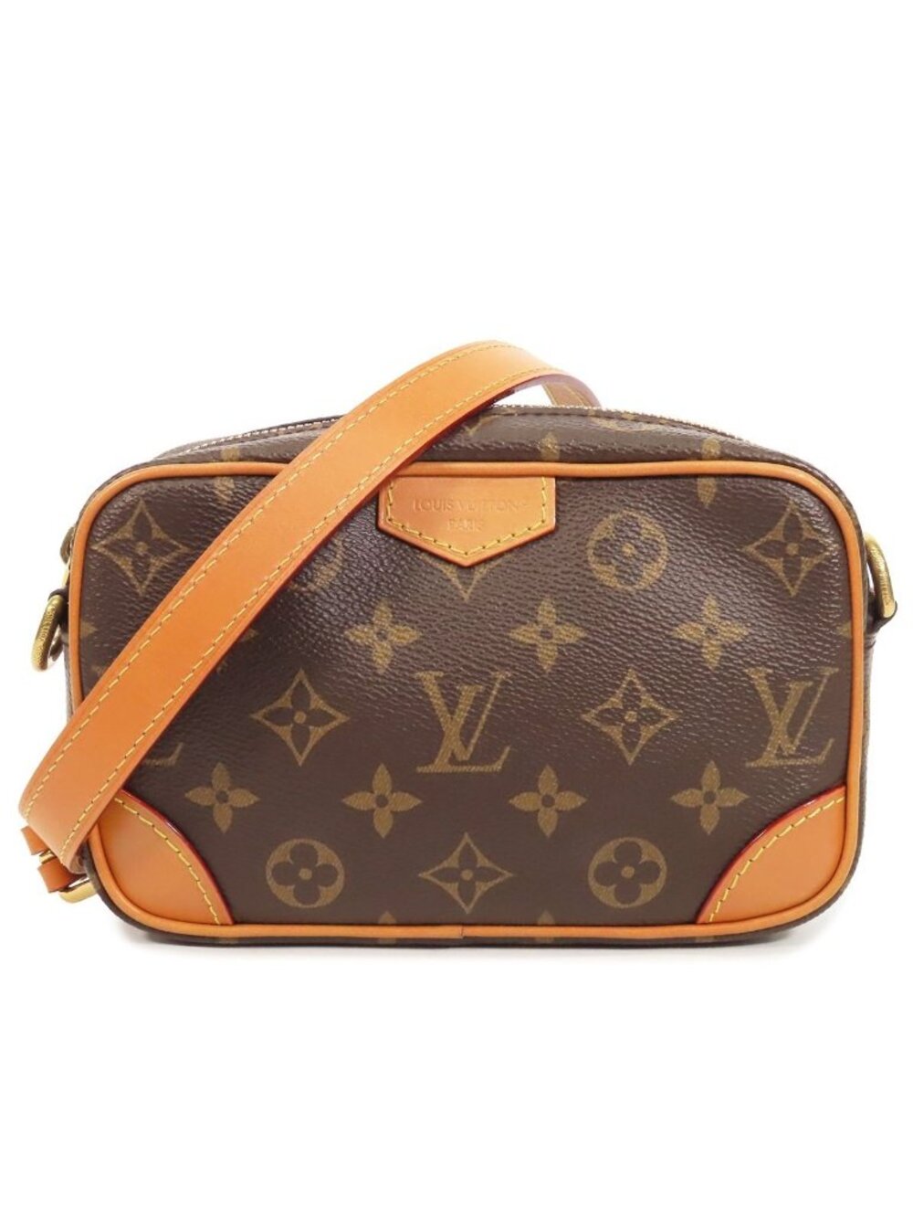 Louis Vuitton Trocadero Wearable Wallet Brown Monogram Canvas Pochette Shoulder